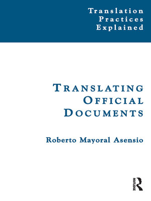 cover image of Translating Official Documents